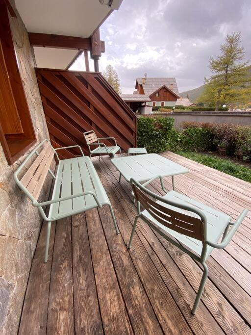 סן-שפרה Appartement 4 Pers Grande Terrasse Vue Pistes Ski מראה חיצוני תמונה